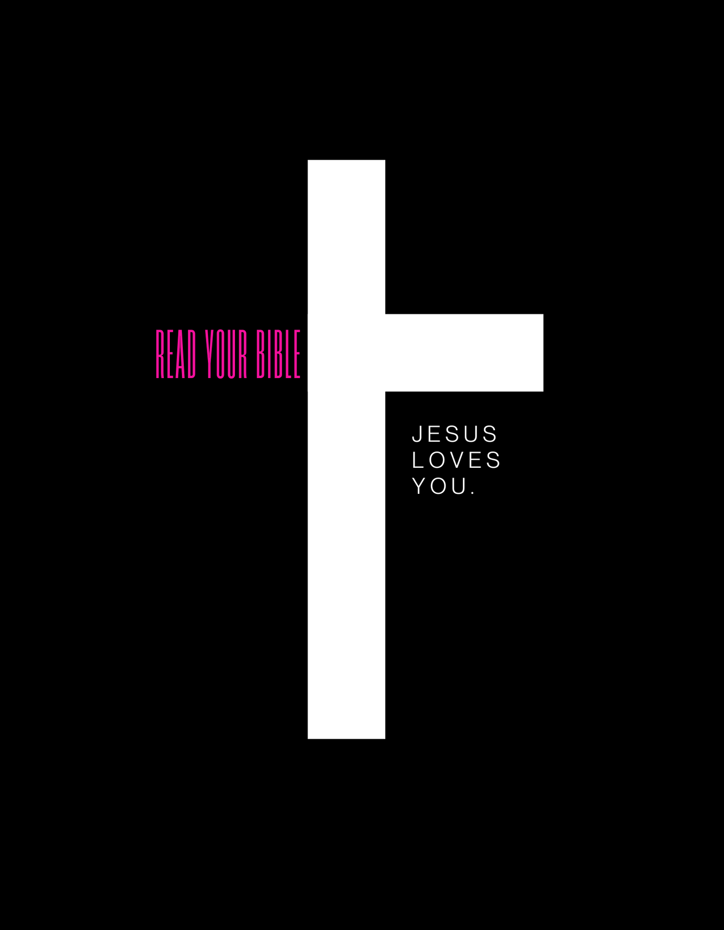 Jesus Loves You – Cross DTF Transfer (Front Design Only)