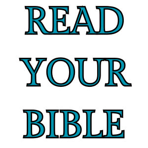 "Read Your Bible" (Full Back)